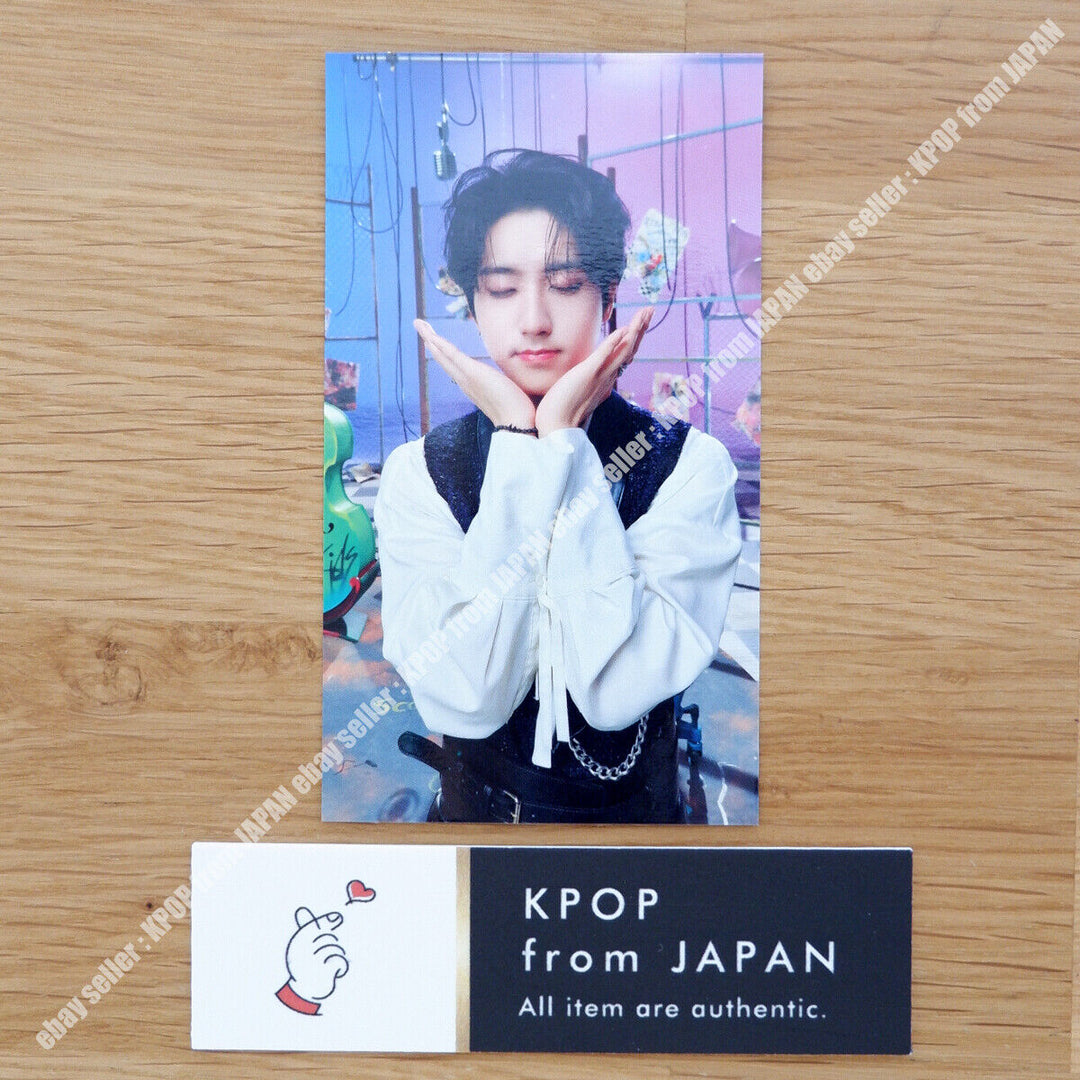 Han Stray Kids THE SOUND Tarjeta fotográfica oficial JAPAN POB FC Fanclub Tarjeta fotográfica PC 