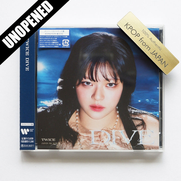 UNOPENED TWICE Japan Album DIVE Limited A B ONCE SOLO CD JPFC Photocard