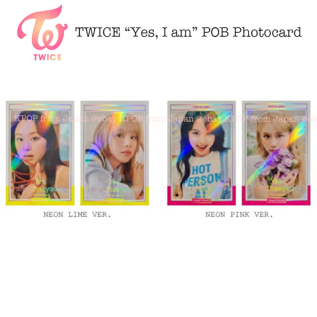 TWICE Yes I am Photocard Mina Sana Dahyun Jihyo Tzuyu Chaeyoung