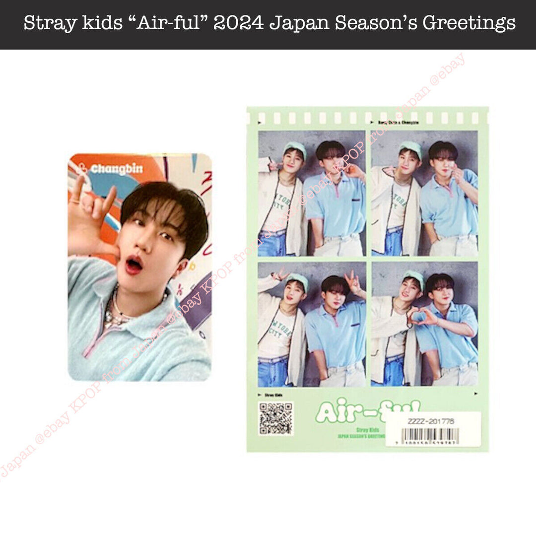 Stray Kids Air-ful JYP POB Photocard 4-cut 2024 JAPAN SEASON’S GREETINGS SEASONS