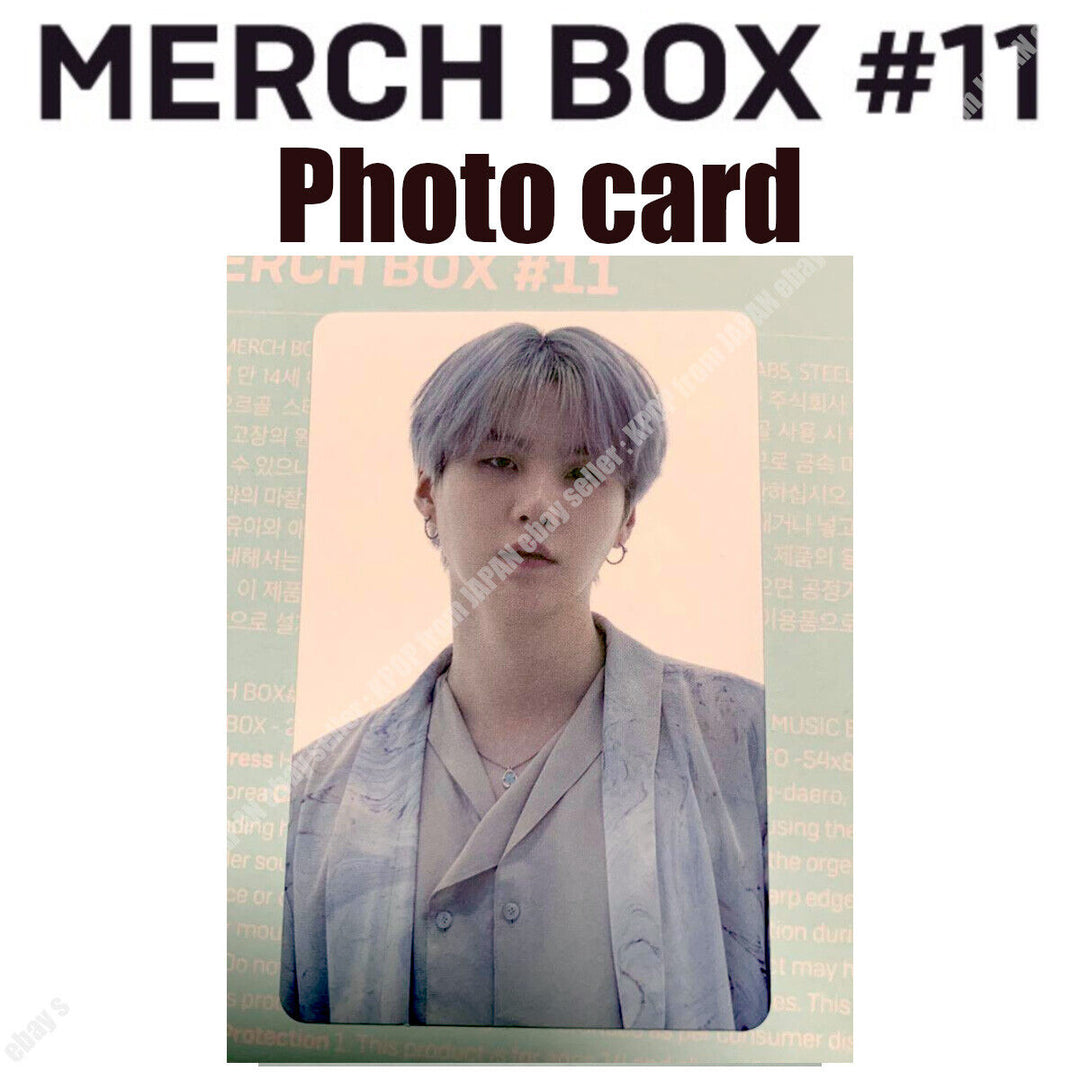 BTS MERCH BOX #11 Official photocard PC 7 RM JIN SUGA J-HOPE JIMIN V JUNGKOOK