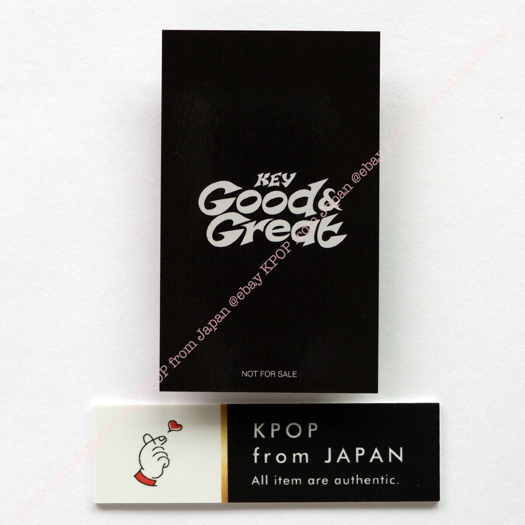 KEY Good & Great Weverse Japan / UMS Official Limited photocard SHINEE