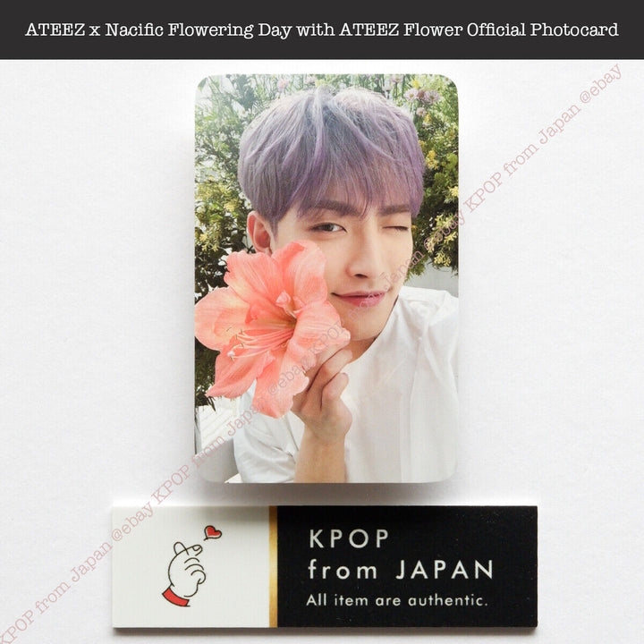 ATEEZ x Nacific Flowering Day with ATEEZ Flower Official Photocard