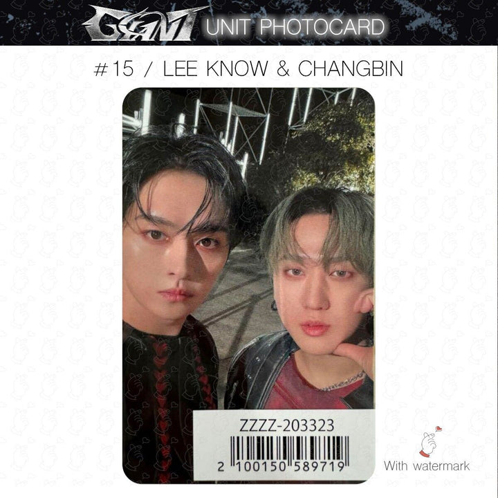 STRAY KIDS GIANT JAPAN 2ND FULL ALBUM UNIT POB PHOTOCARD STAY FC BENEFIT