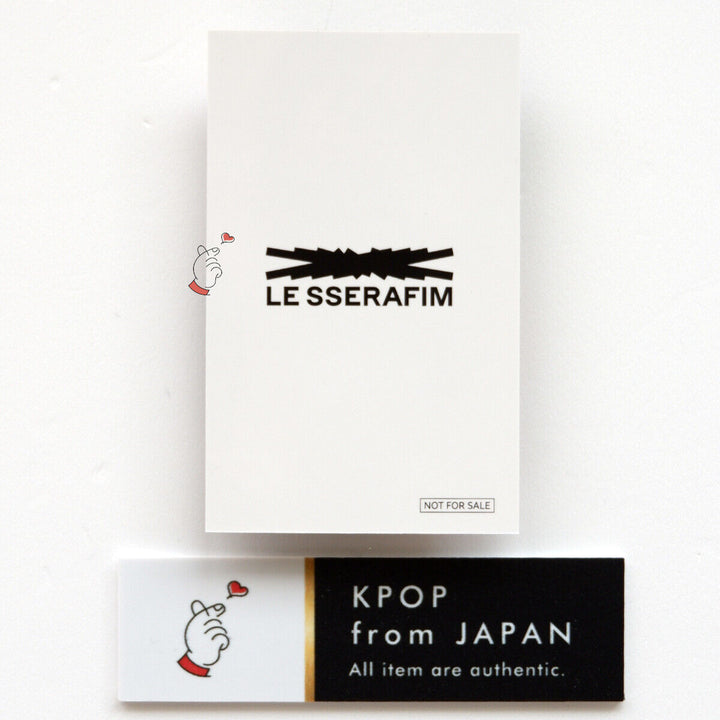 LE SSERAFIM UNFORGIVEN Weverse japan Lucky draw photocard photo card LESSERAFIM