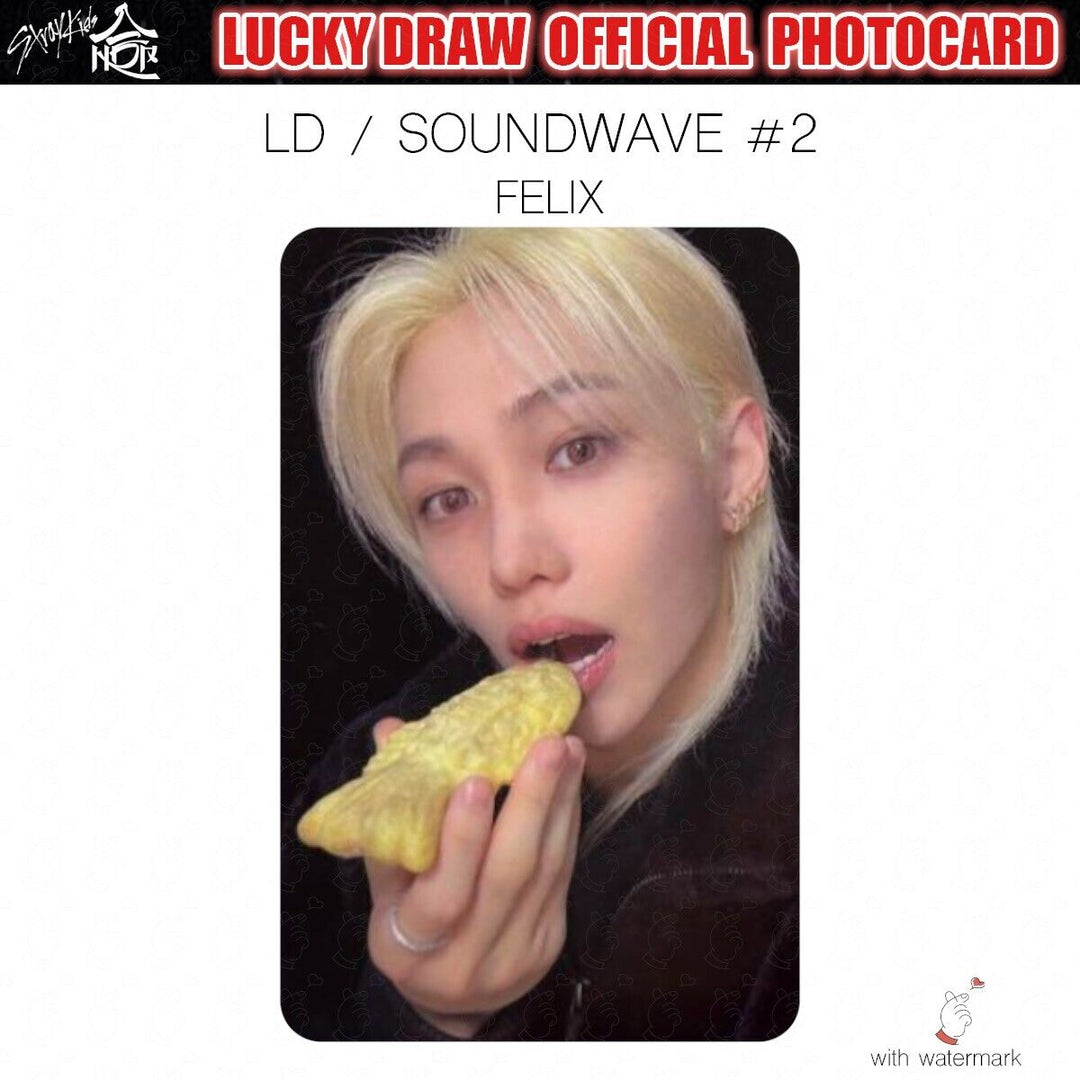 PRE STRAY KIDS HOP LUCKY DRAW SOUNDWAVE POP-UP OFFICIAL PHOTOCARD POLAROID POPUP