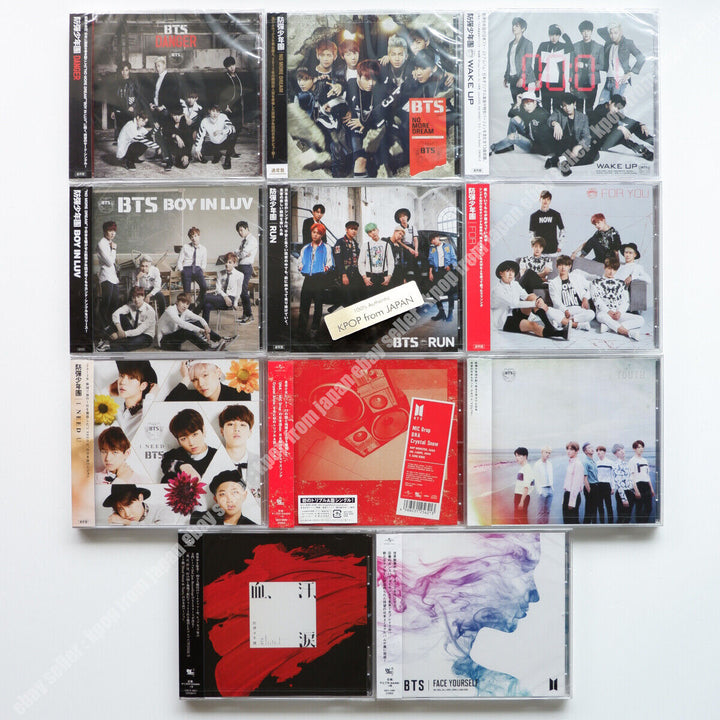 Unopened BTS Japan release CD Danger WAKE UP  FOR YOU I NEED U NO MORE DREAM RUN