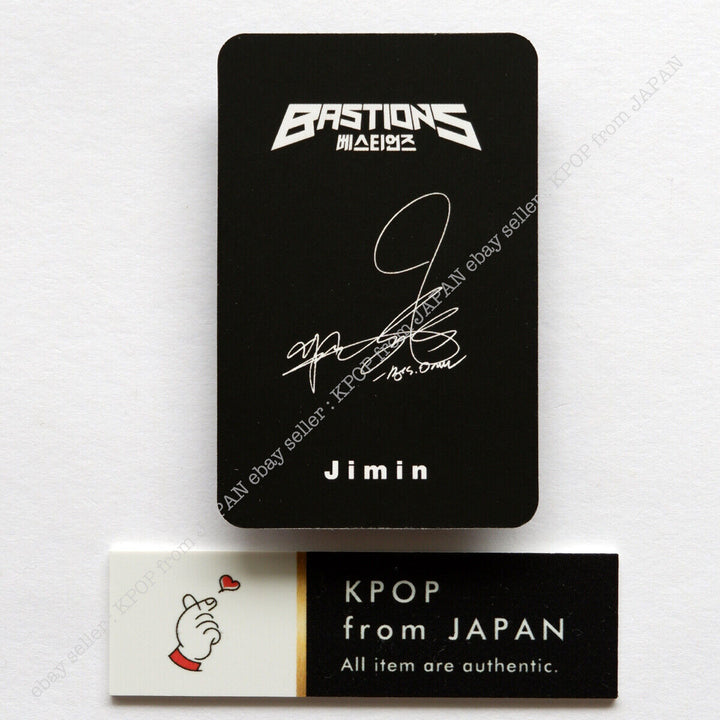 BTS BASTIONS Japón limitado conjunto de tarjetas fotográficas oficiales JIN SUGA JIMIN V JUNG KOOK 