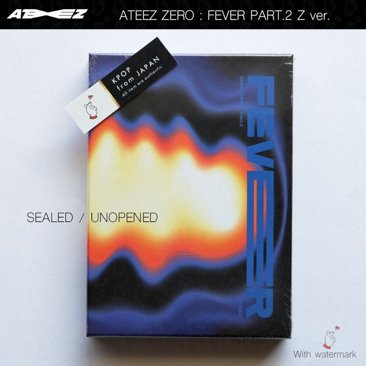 SEALED ATEEZ Zero Fever Part.2 A ver. Z ver. DIARY ver. 3Types Full Set