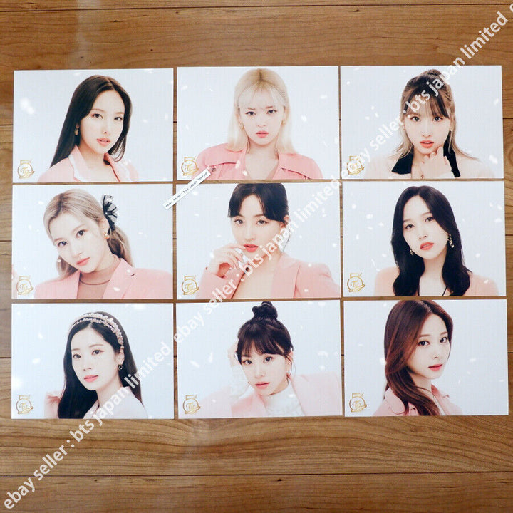 TWICE TWICE4 Tarjeta postal oficial PC Momo Mina Jihyo Sana Jeongyeon Tzuyu Dahyun 