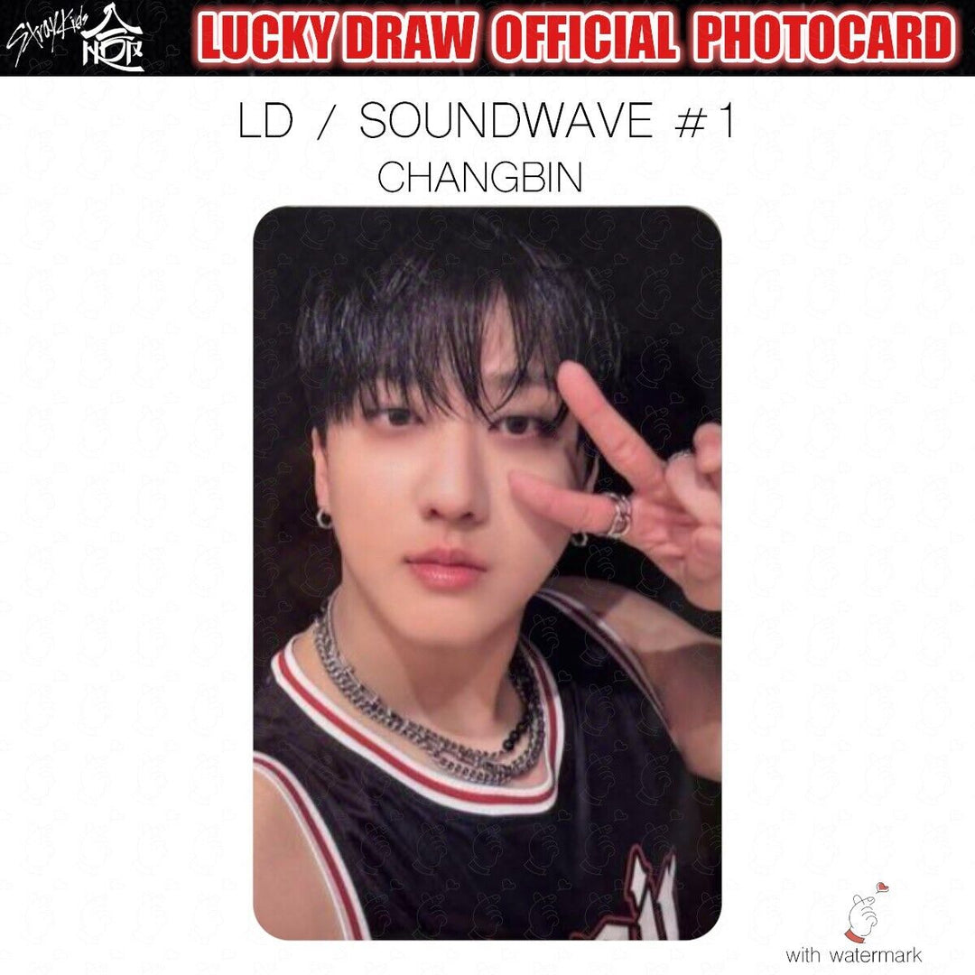 PRE STRAY KIDS HOP LUCKY DRAW SOUNDWAVE POP-UP OFFICIAL PHOTOCARD POLAROID POPUP