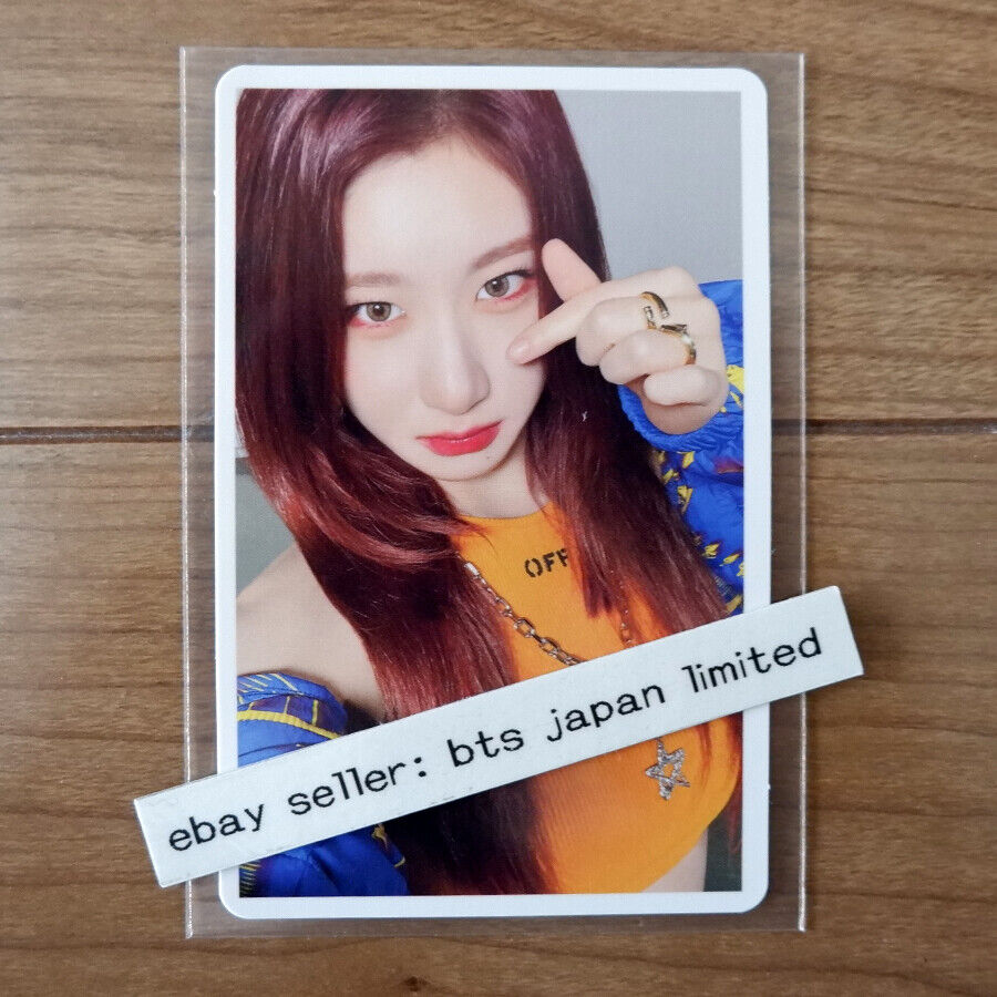 ITZY Chaeryeong IT'z Tarjeta fotográfica oficial Tarjeta fotográfica AB 1st Limited Japan PC 