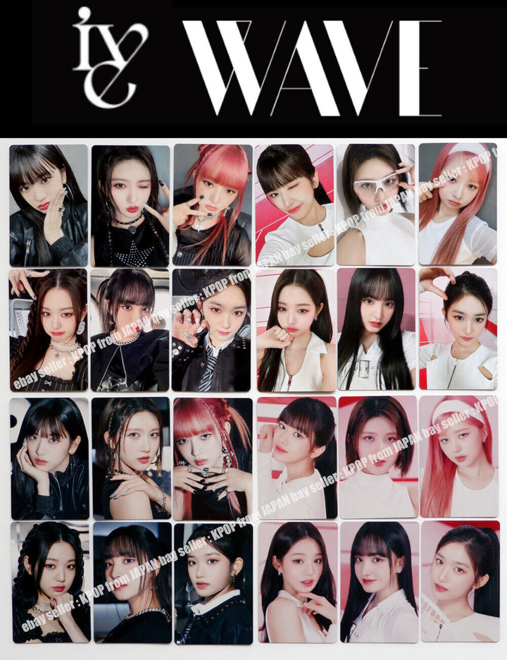 IVE WAVE Japón POB Lucky Draw tarjeta fotográfica oficial Registro de la Torre HMV WONYOUNG YUJIN 