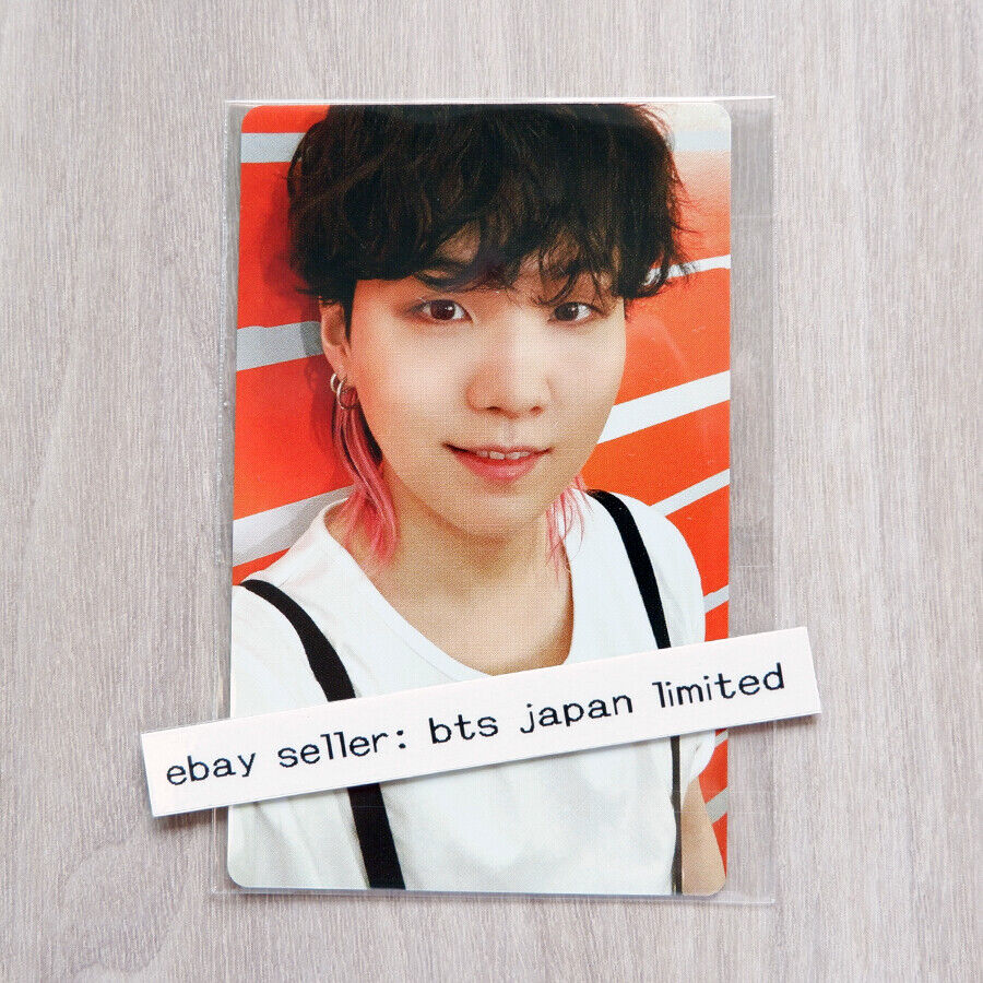 BTS SUGA Butter Official Photo card Cream Peaches Fan club Selfie PC