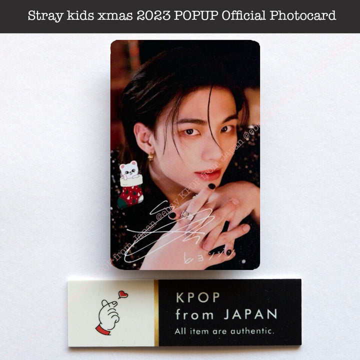 Stray kids 2023 Xmas POPUP Japan limited Official Photocard