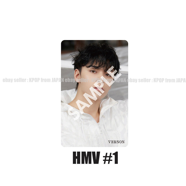 VERNON SEVENTEEN FML POB tarjeta fotográfica CARAT weverse UMS HMV Torre R 