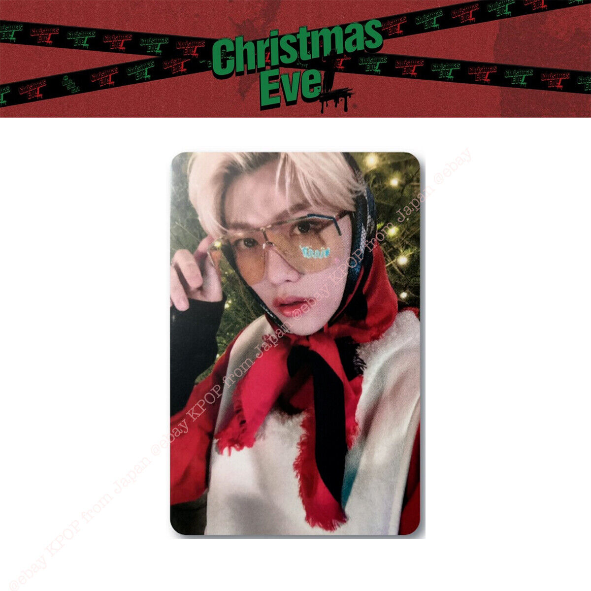 Stray Kids Christmas Evel SUBK SHOP Exclusive Official Photocard Xmas Photo  card