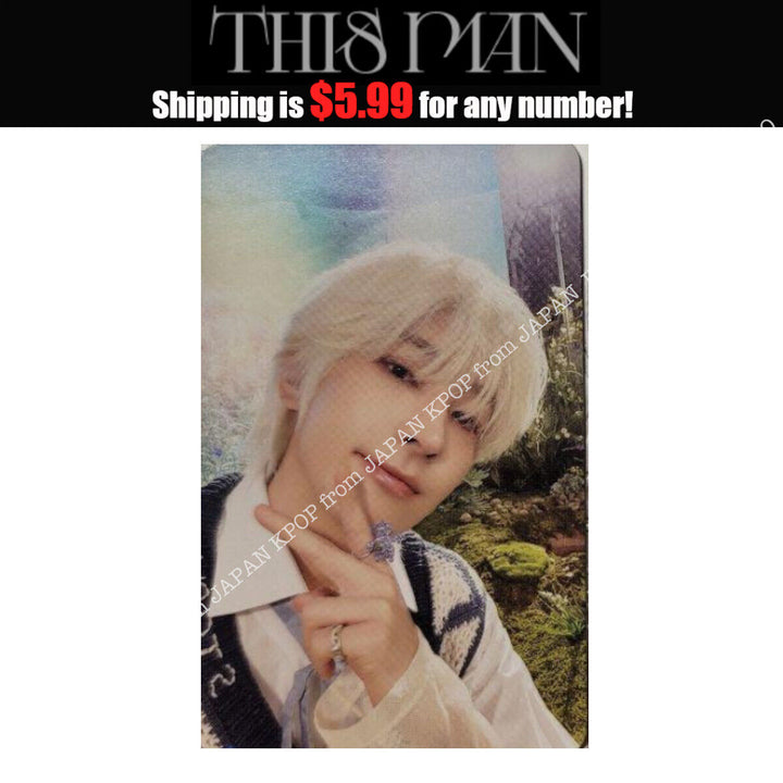 JEONGHAN X WONWOO THIS MAN Standard KIT Weverse Deluxe Enclosed Photocard JxW