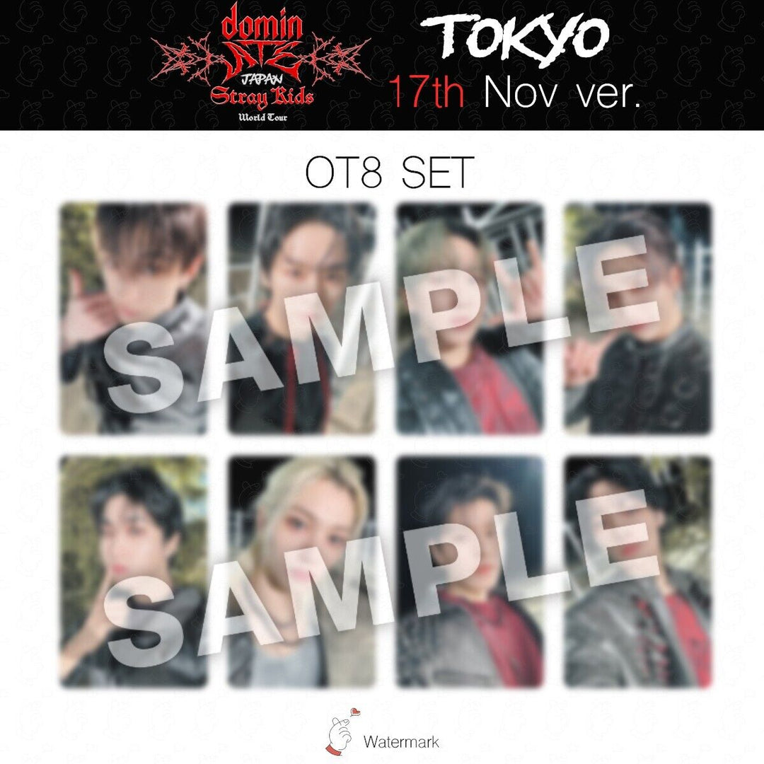 Stray Kids Tour dominATE JAPAN TOKYO OSAKA Date limited photocard GIANT