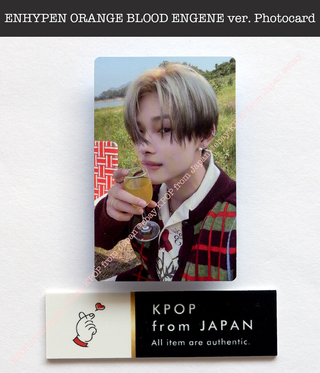 ENHYPEN ORANGE BLOOD ENGENE ver. Official Photocard Postcard