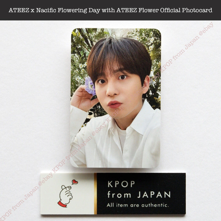 ATEEZ x Nacific Flowering Day with ATEEZ Flower Official Photocard