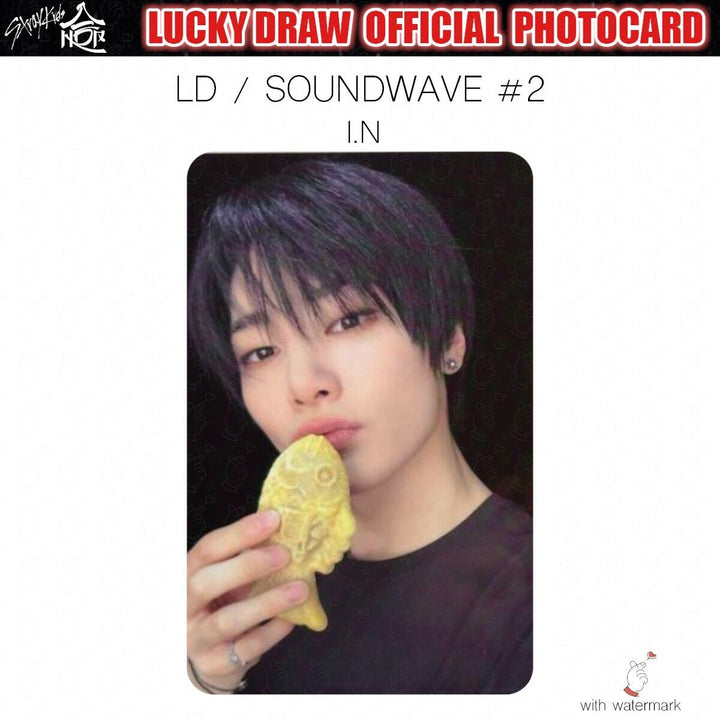 PRE STRAY KIDS HOP LUCKY DRAW SOUNDWAVE POP-UP OFFICIAL PHOTOCARD POLAROID POPUP