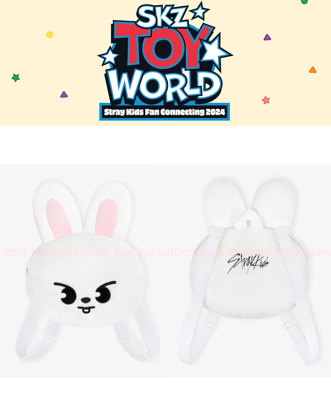 PRE Stray Kids Japan Fan Connecting 2024 "SKZ TOY WORLD" OFFICIAL GOODS