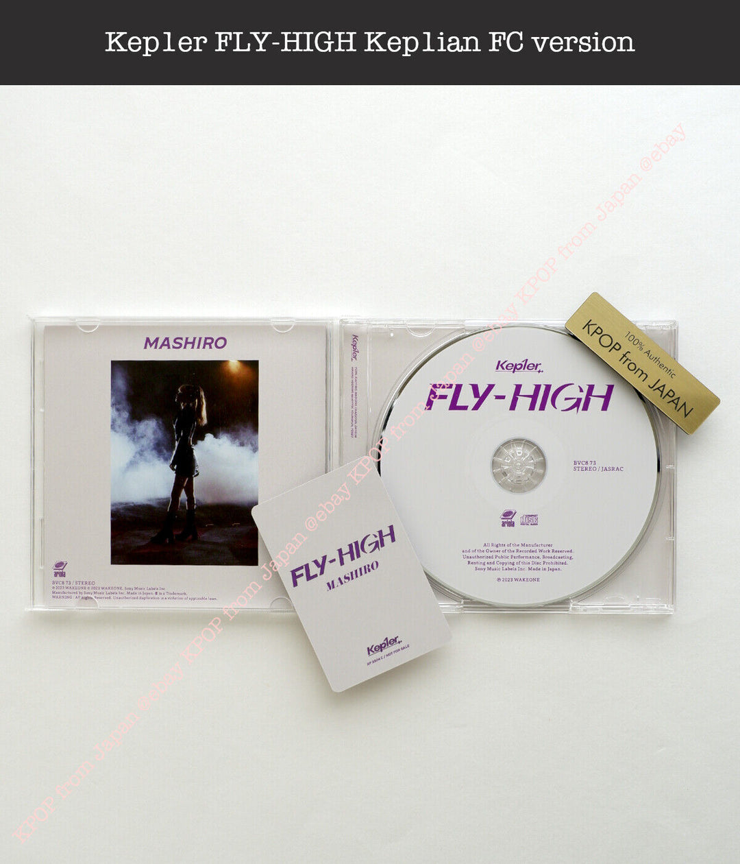 Kep1er FLY HIGH Official Kep1ian ver. CD + Photocatd JPFC Fan club FLY-HIGH