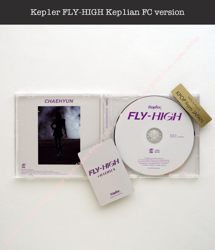 Kep1er FLY HIGH Official Kep1ian ver. CD + Photocatd JPFC Fan club FLY-HIGH