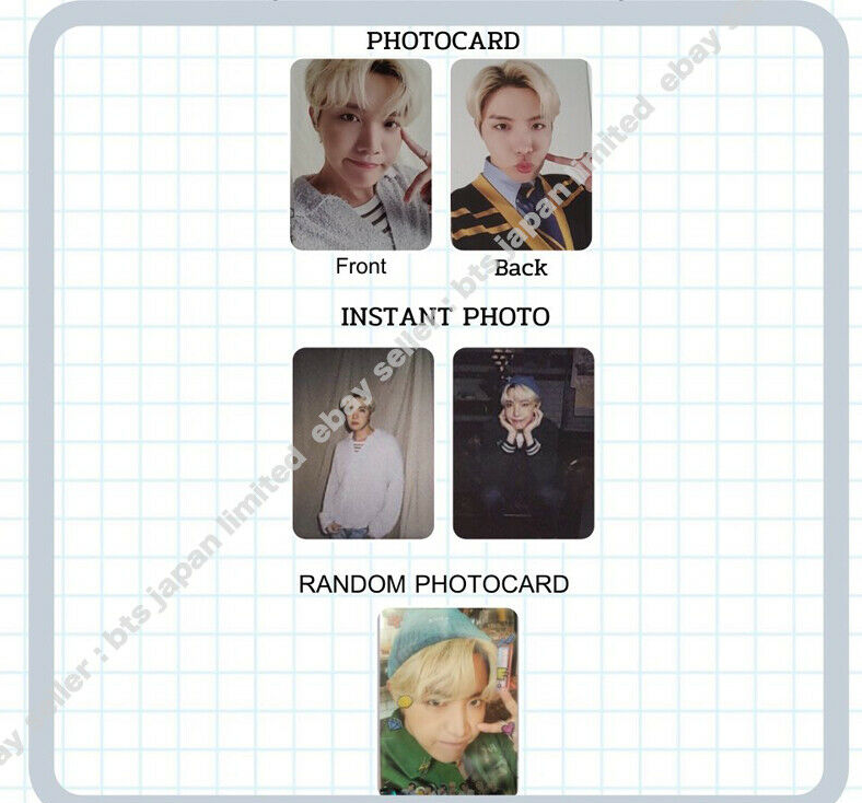 BTS J-Hope DECO KIT Random Instant Camera Double-sided printing Photocard PCS