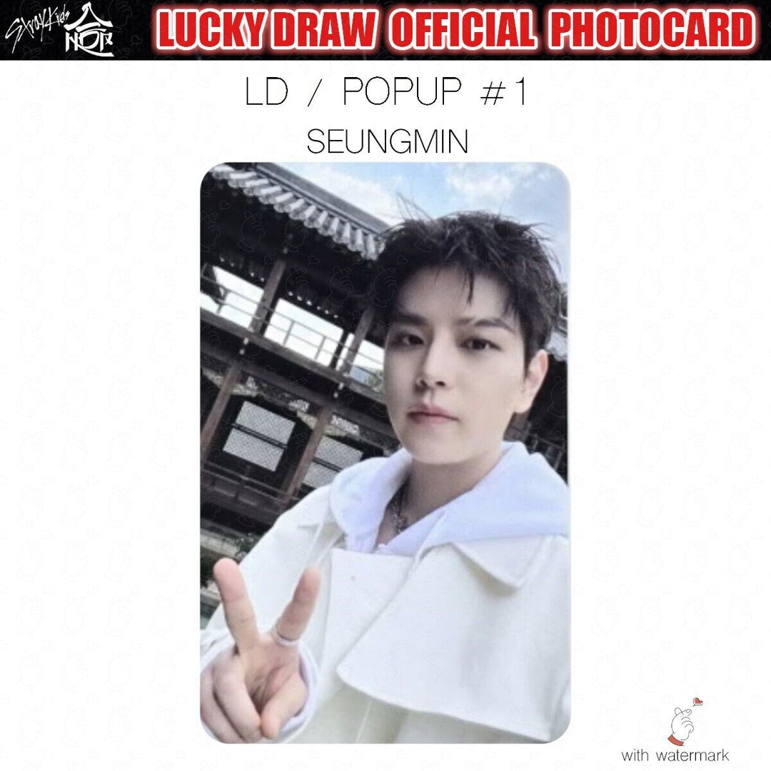 PRE STRAY KIDS HOP LUCKY DRAW SOUNDWAVE POP-UP OFFICIAL PHOTOCARD POLAROID POPUP