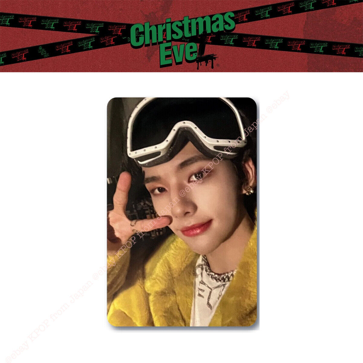 Stray Kids Christmas Evel SUBK SHOP Exclusive Official Photocard Xmas Photo  card