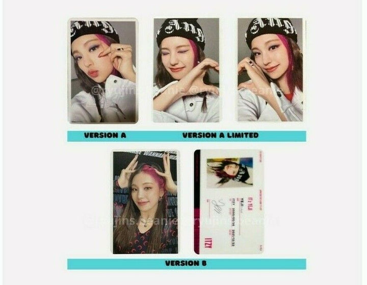 ITZY Yeji IT'z Tarjeta fotográfica oficial Tarjeta fotográfica AB 1st Limited Japan PC 