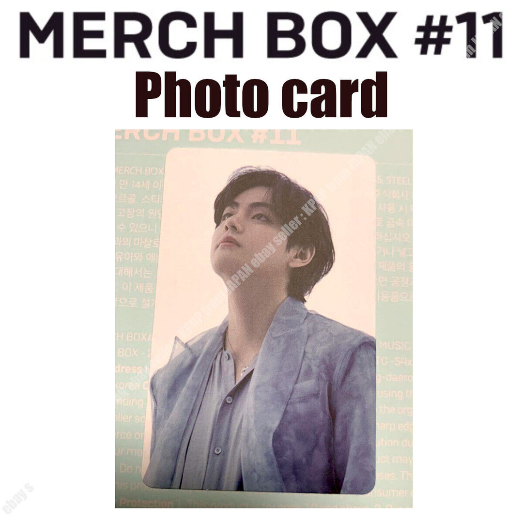 BTS MERCH BOX #11 Tarjeta fotográfica oficial PC 7 RM JIN SUGA J-HOPE JIMIN V JUNGKOOK 