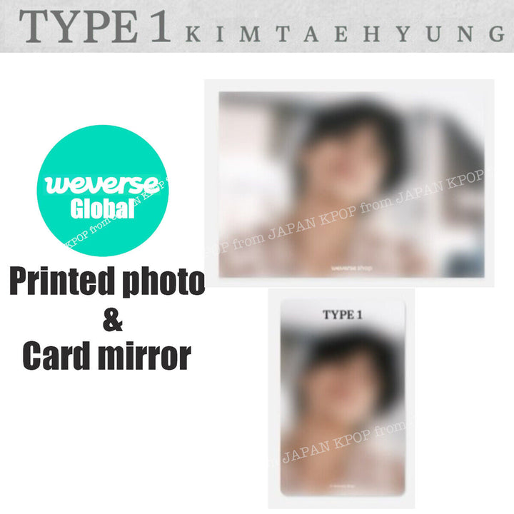 PRE Taehyung TYPE1 JPFC UMS Weverse Global withmuu Musicplant POB JAPAN TYPE 1 V