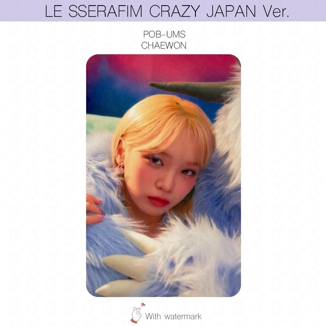 LE SSERAFIM CRAZY JAPAN ver. ALBUM POB LUCKY DRAW PHOTOCARD WEVERSE UMS HMV UNIT