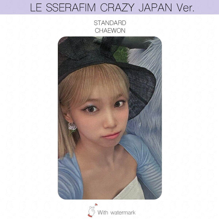 LE SSERAFIM CRAZY JAPAN ver. ALBUM POB LUCKY DRAW PHOTOCARD WEVERSE UMS HMV UNIT