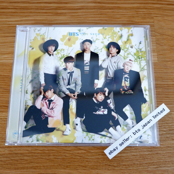 BTS I NEED U Japanese Ver. HMV , Pony Canyon , 1st Limited Edition CD DVD