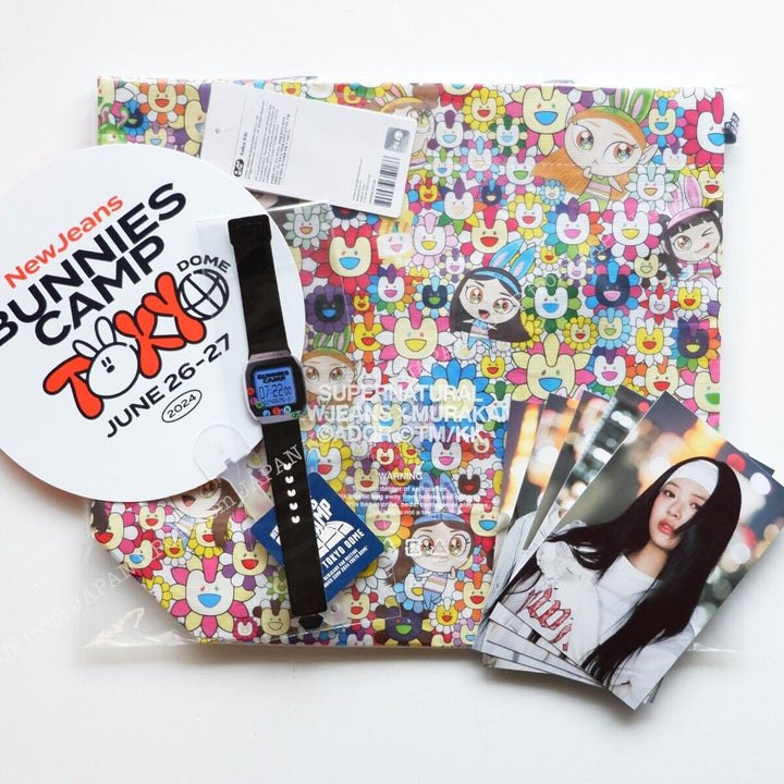 NewJeans Bunnies Camp 2024 Japan Membership Premium Goods set Bag Postcard etc