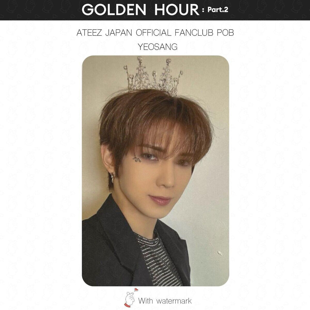 ATEEZ GOLDEN HOUR Part.2 JAPAN STORE BENEFIT POB PHOTOCARD JPFC UMS HMV pt2