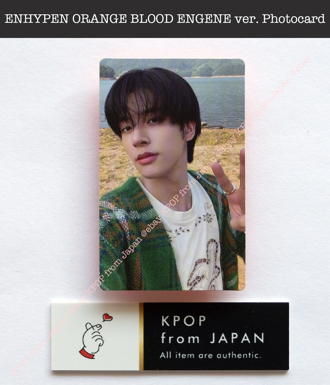 ENHYPEN ORANGE BLOOD ENGENE ver. Official Photocard Postcard