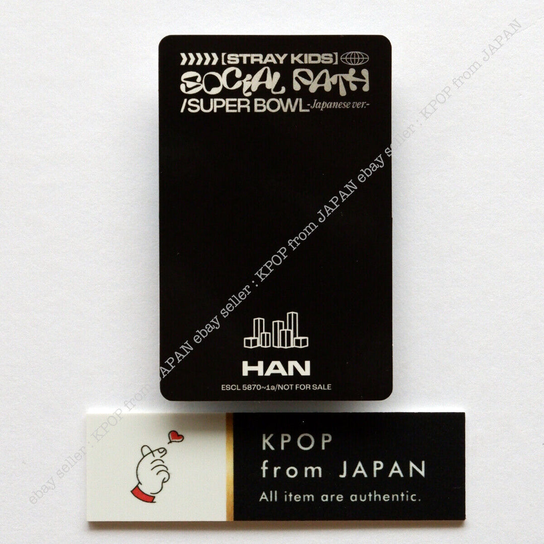 Han Stray Kids Social Path Official Photocard JAPAN POB FC Photo card Fan