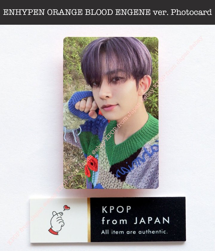 ENHYPEN ORANGE BLOOD ENGENE ver. Official Photocard Postcard