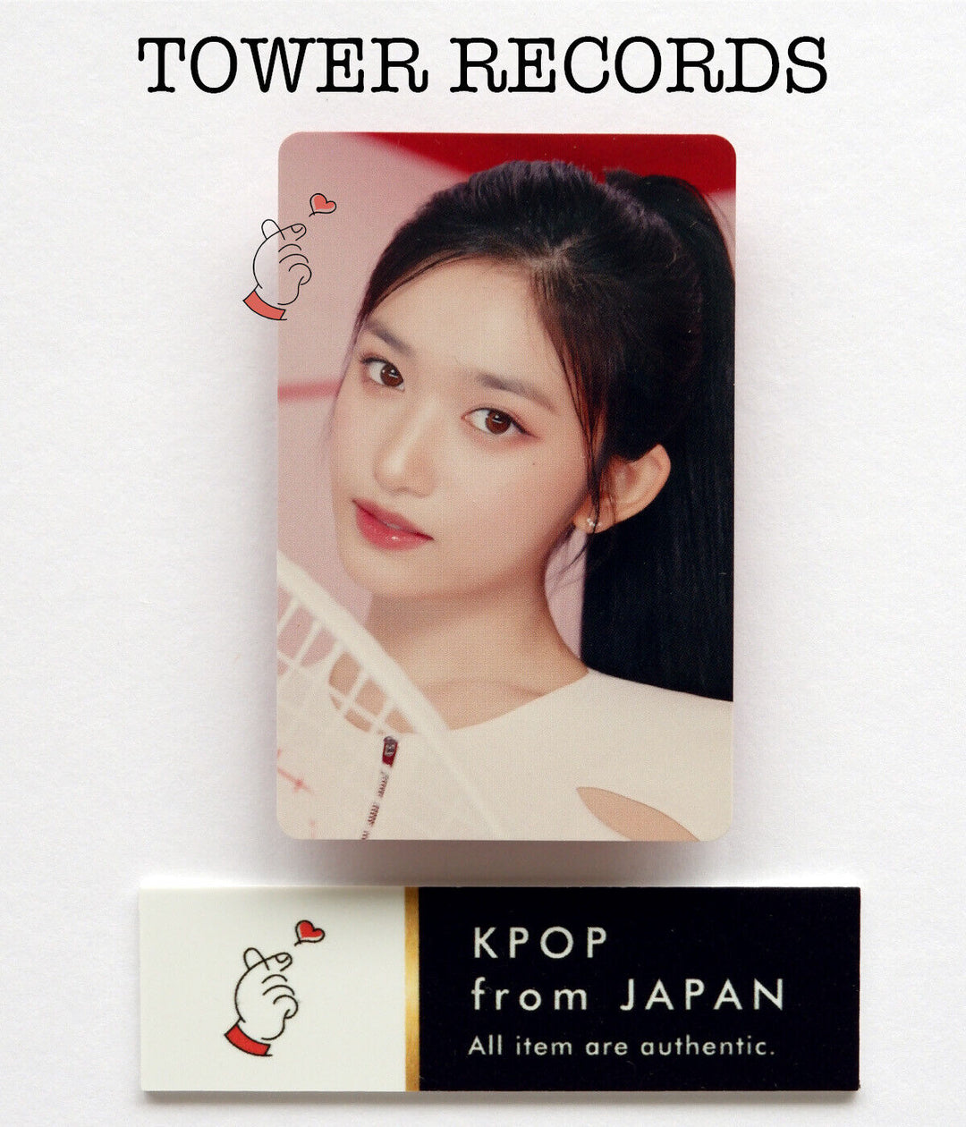 IVE WAVE Japón POB Lucky Draw tarjeta fotográfica oficial Registro de la Torre HMV WONYOUNG YUJIN 