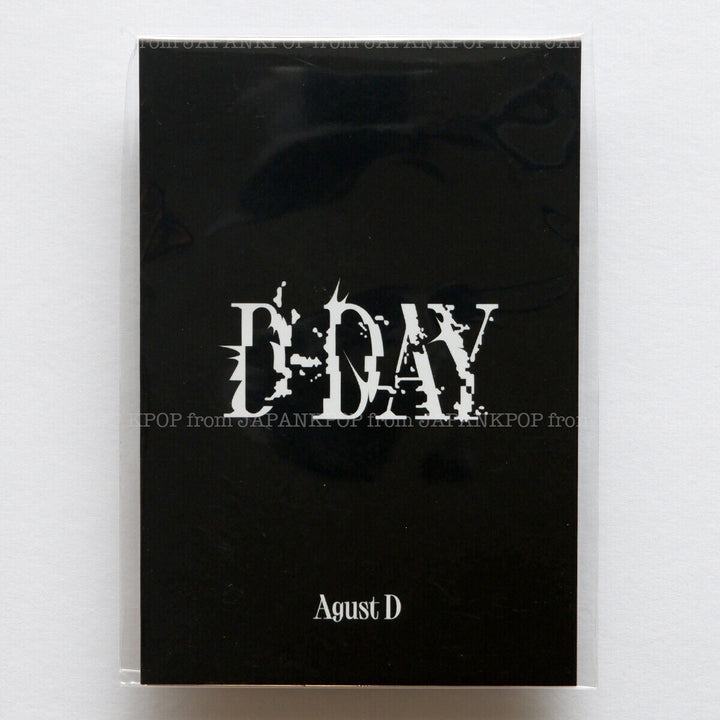 Agust D SUGA D-DAY Metallic Photo Card MINI PHOTO CARD Agust D ver. SUGA ver.