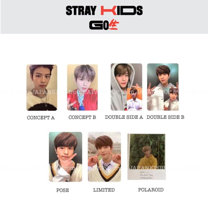 Stray kids IN LIVE Official Photo card Bang chan Lee know Han Felix Hyunjin I.N