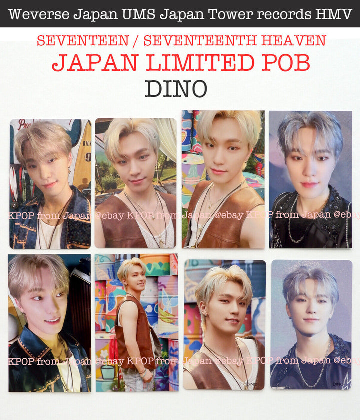 DINO SEVENTEEN SEVENTEENTH HEAVEN JAPAN POB Photocard CARAT weverse UMS HMV