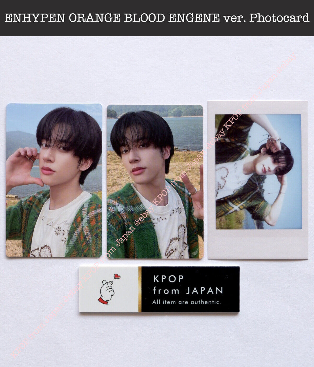 ENHYPEN ORANGE BLOOD ENGENE ver. Official Photocard Postcard