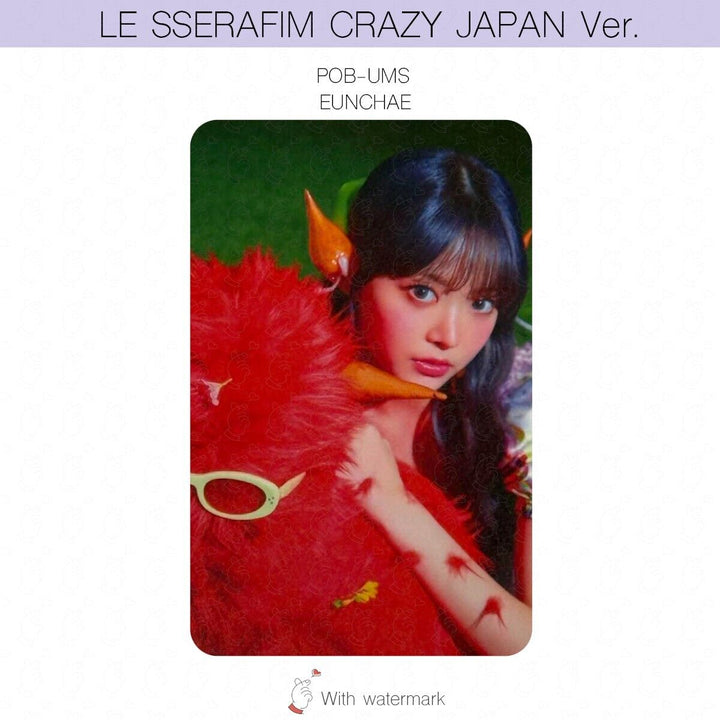 LE SSERAFIM CRAZY JAPAN ver. ALBUM POB LUCKY DRAW PHOTOCARD WEVERSE UMS HMV UNIT