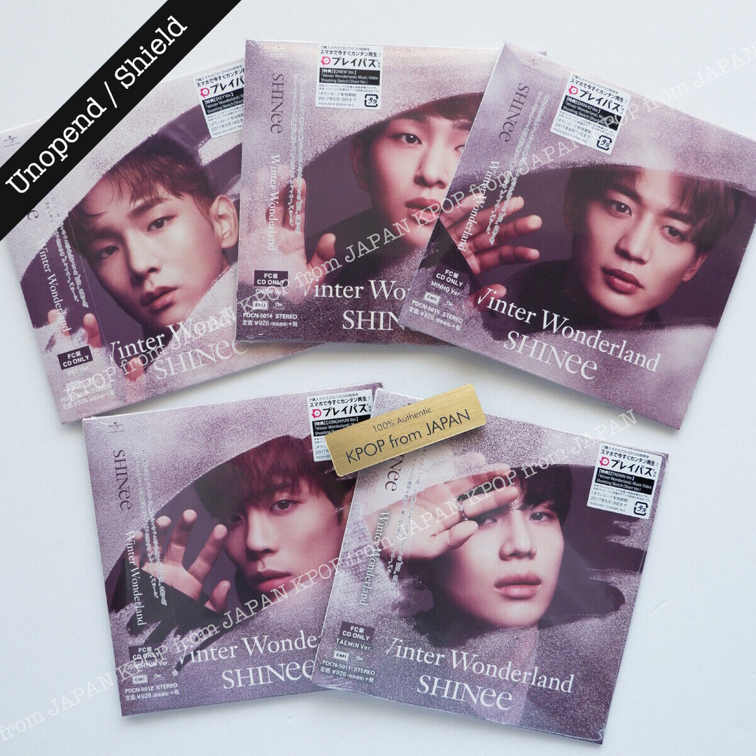 Unopened Shinee Winter Wonderland Japan FC Limited Edition CD FC